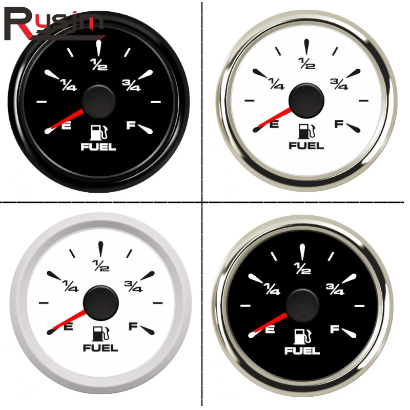 Universal Fuel Level Gauge 52mm digital fuel gauges 240 33ohm E F Car