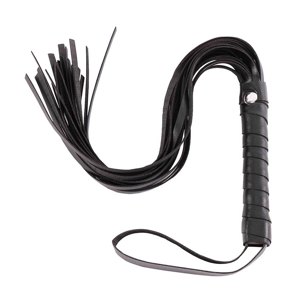 Faux leather Whip Racing Riding Crop вечерние Flogger queen Черный кнут верховой езды