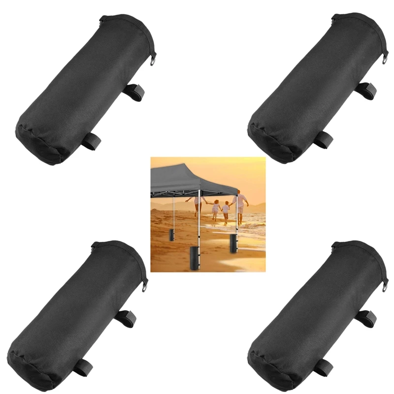 

4Pcs Outdoor Tent Sandbags Camping Windproof Weight Bag Outdoor Protective Cover Sandbag Tent Legs Beach Tent Leggings Weight Ba
