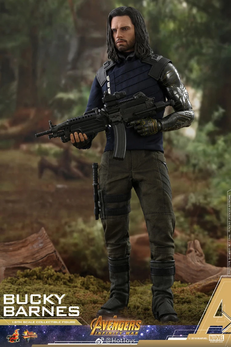 1/6 масштаб HOTTOYS MMS509 полный набор Мститель Бакки Барнс Зимний Солдат белый волк фигурка модель для фанатов подарки