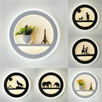 

Fashion Acrylic Led Wall Lamp Signs Modern LED Sconce Light Acrylic Home Decoration Wall Light Plaques
