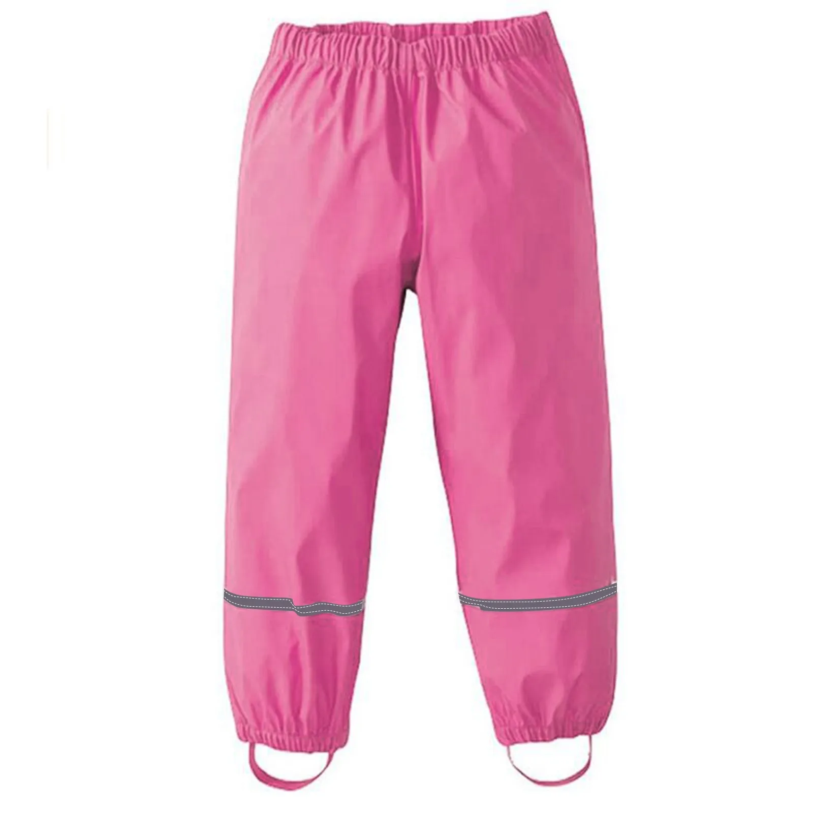 Waterproof Kids Girls Pants For Outdoor Rain