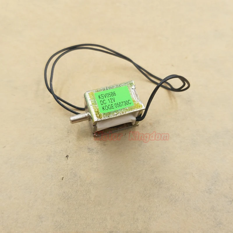 KOGE KSV05B6 DC 12 В микро маленький Электрический электромагнитный клапан регулятор потока клапан мини газовый воздушный клапан N/O нормально открытый
