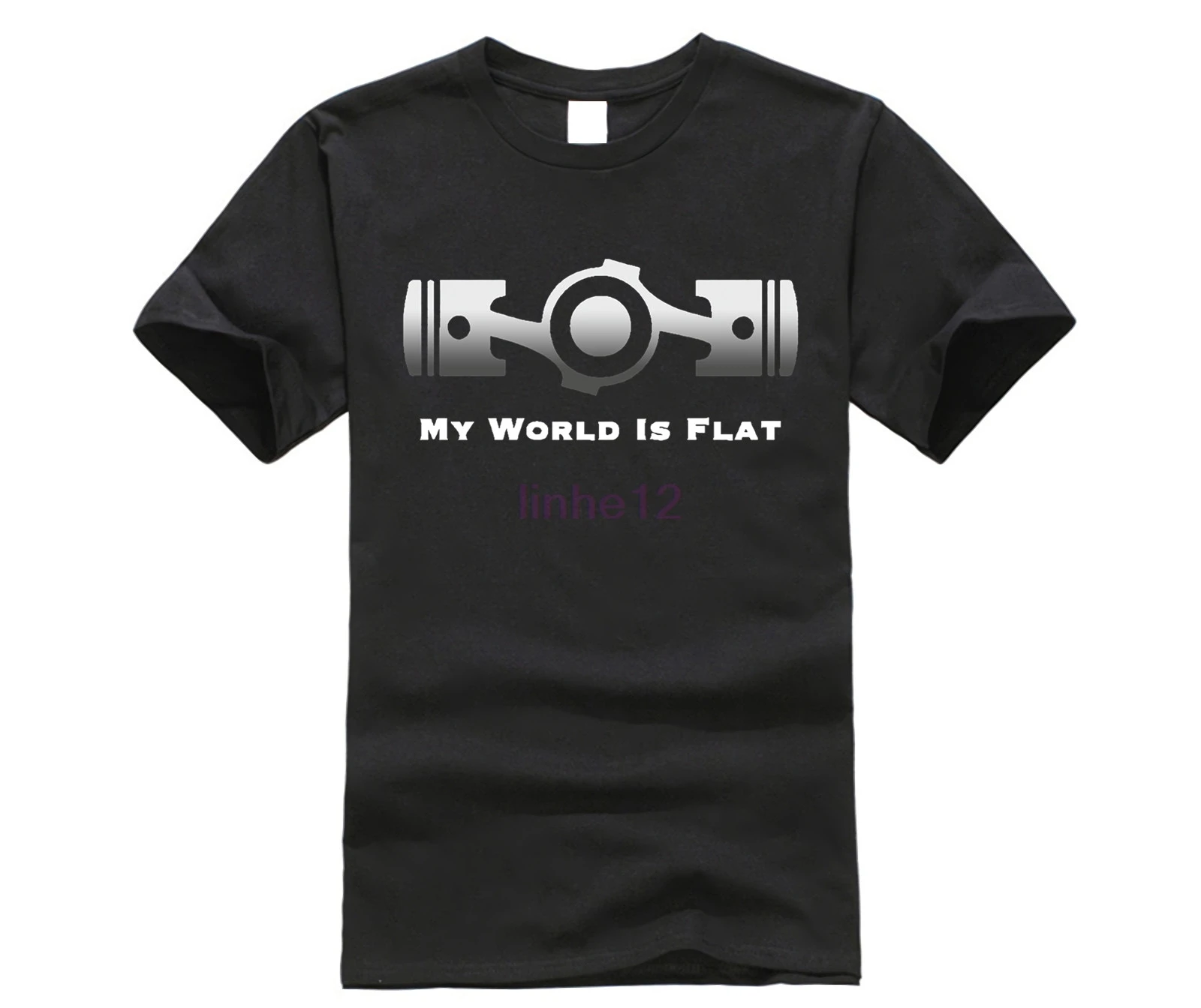 

My World Is Flat Boxer Engine 100% Cotton T-Shirt S 5XL Multiple Colour New T Shirts Funny Tops Tee New Unisex Funny Tops