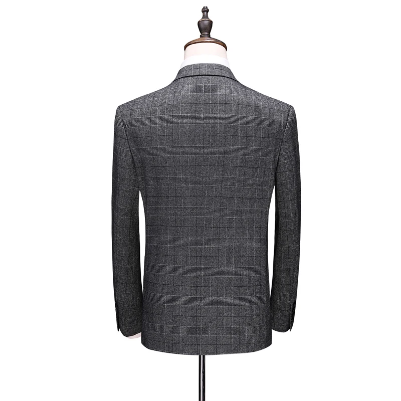 Autumn Winter Men Business Suit Slim Fit Mens Suit Jacket + Pants + Vest High Quality Single-breasted Wedding Suits for Men Autumn Winter Men Business Suit Slim Fit Mens Suit Jacket + Pants + Vest High Quality Single-breasted Wedding Suits for Men