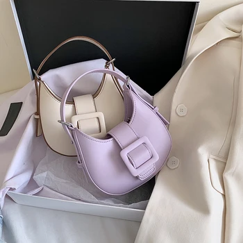 

Women Casual Pure Color Shoulder Crossbody Bags PU Leather Zipper Fashion Shoulder Handbags Lady Simple Travel Bag