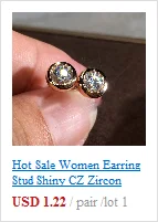 Full Cz Circle Hoop Earrings 6-10mm Small Hoops Micro Pave Cubic Zirconia Trendy Classic Earring For Lady Wholesale