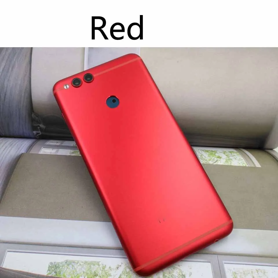 Red-No tool Для huawei Honor 7X задняя крышка батарейного отсека задняя крышка корпуса чехол для Honor7X BND-L21 корпус замена корпуса - Цвет: Red-No tool