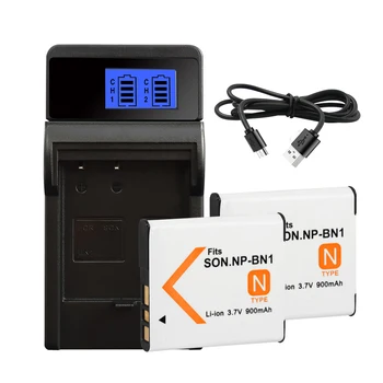 

NP-BN1 NP BN1 Battery For SONY DSC WX5 TX9 T99 TX7 TX5 W390 W380 W350 W320 W360 QX100 900amh NPBN1 Charger Batterie