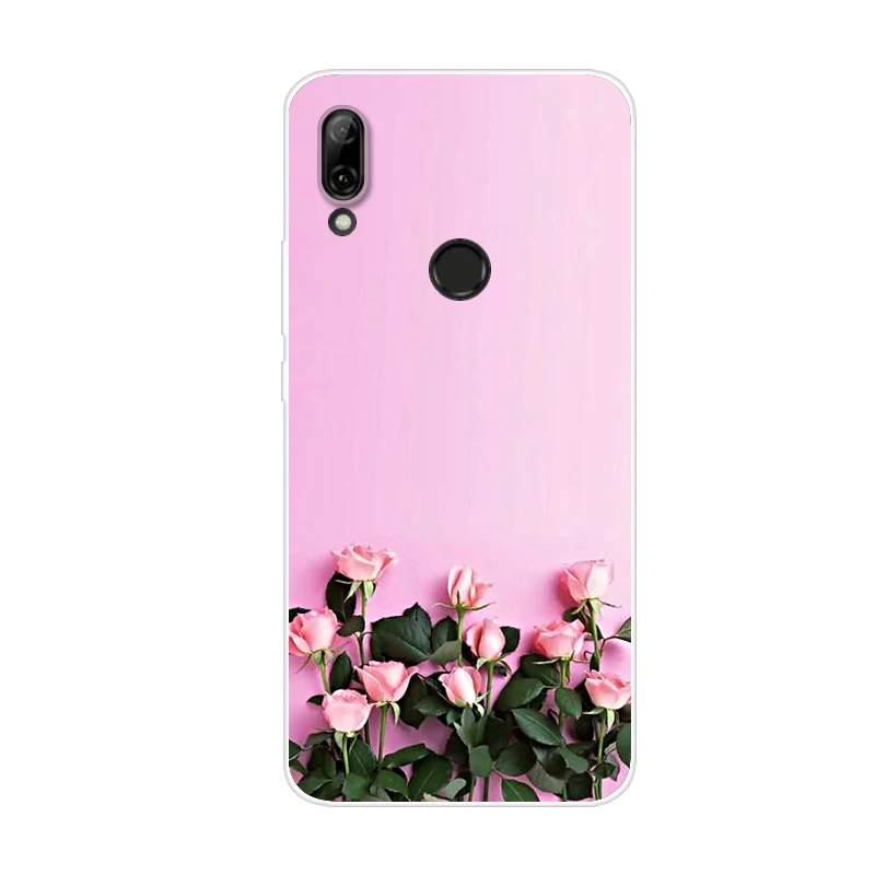 Для huawei P Smart Z чехол для телефона 6,5" тонкий окрашенный Мягкий ТПУ силиконовый милый задний Чехол для huawei P SmartZ защитный чехол - Цвет: 42