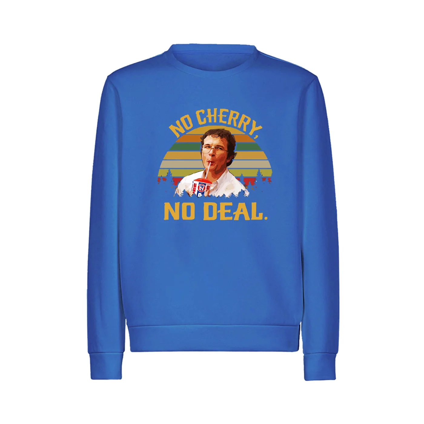 

Alexei Print Funny Men Sweatshirts Stranger Things No Cherry No Deal Warm Fleece Fashion Men Hoodies Hip Hop Style Streetwear