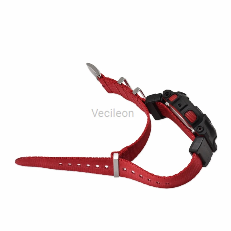 Нейлоновый ремешок для наручных часов NATO ZULU женских фотографий 5035 DW5600 G 8900 110 GW 5000