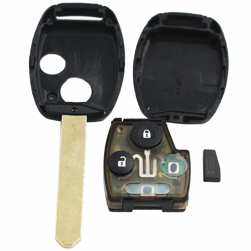 2 кнопки дистанционного ключа Fob 315 МГц с ID46 чип для Honda Civic 2008 2009 2010 2011 2012 ключ зажигания