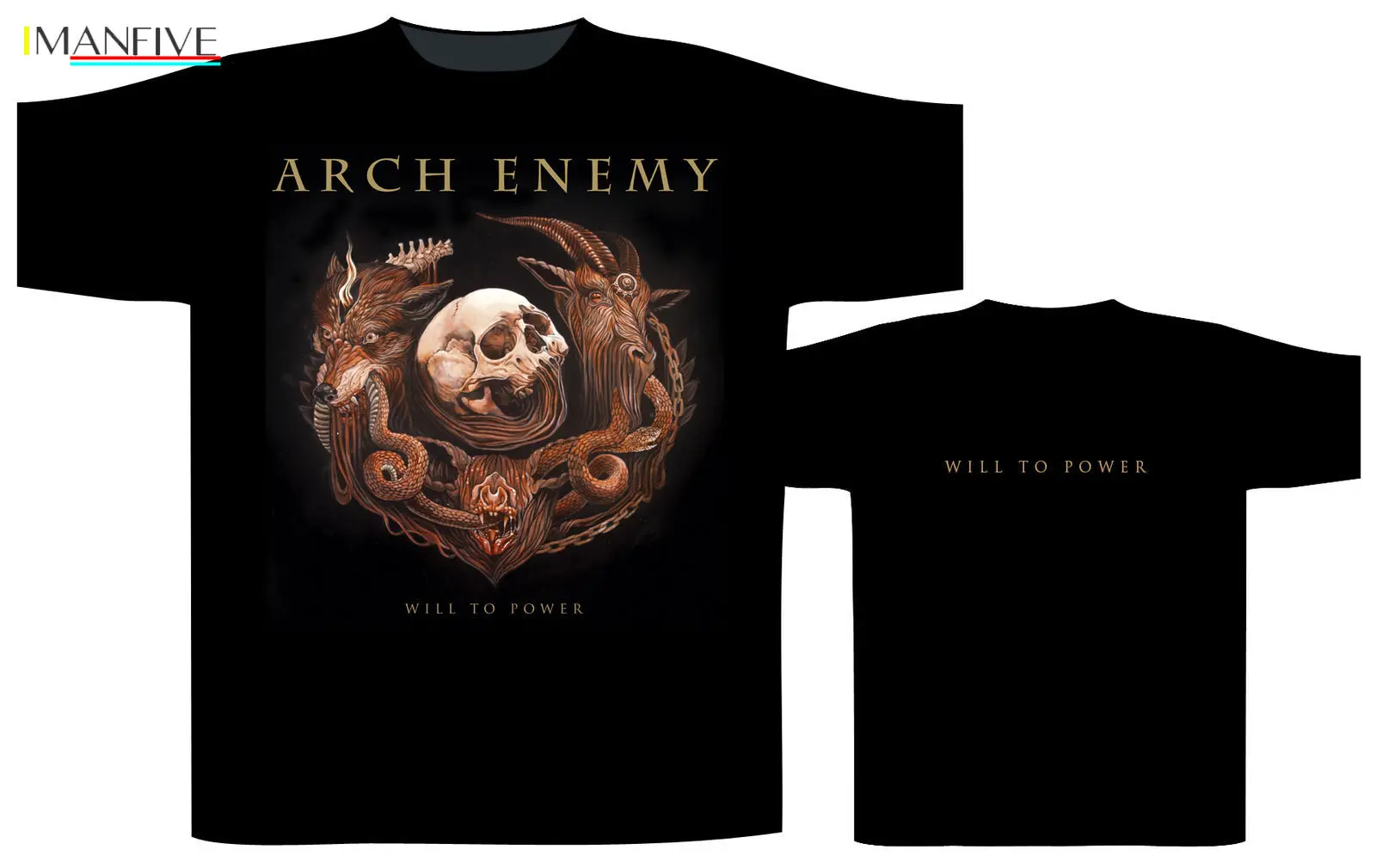 Arch Enemy 'Will To Power' Футболка-Новинка и официальная уличная одежда harajuku футболка с принтом мужские хлопковые Забавные футболки