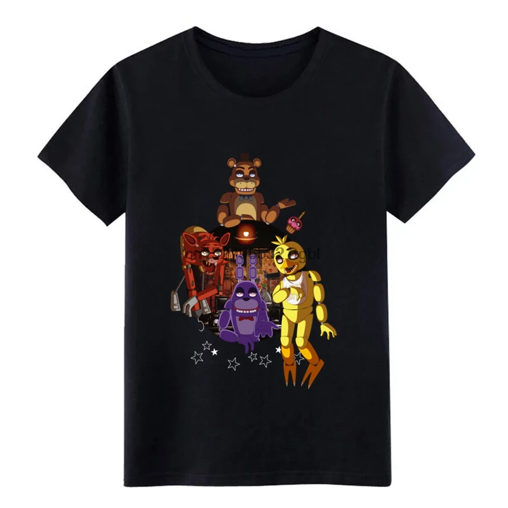 Fnaf/футболка с принтом в виде банды хлопковый S-3xl костюм дышащая летняя стильная