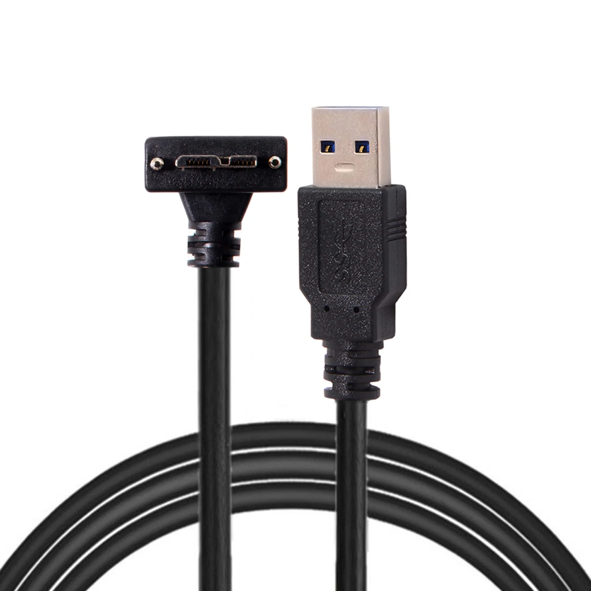 Cablecc 1,2 m 90D до Угловой Micro USB, винт крепление к 3,0 кабель для передачи данных для промышленной камеры
