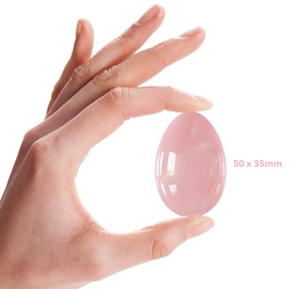 Big-Size-50-35mm-Rose-Quartz-Yoni-Egg-Undrilled-Natural-Jade-Massage-Stone-Kegel-Exerciser-Birth