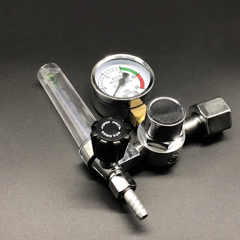 0-25Mpa аргоновый регулятор CO2 Mig Tig расходомер газовый редукционный клапан сварочный датчик аргон редуктор давления