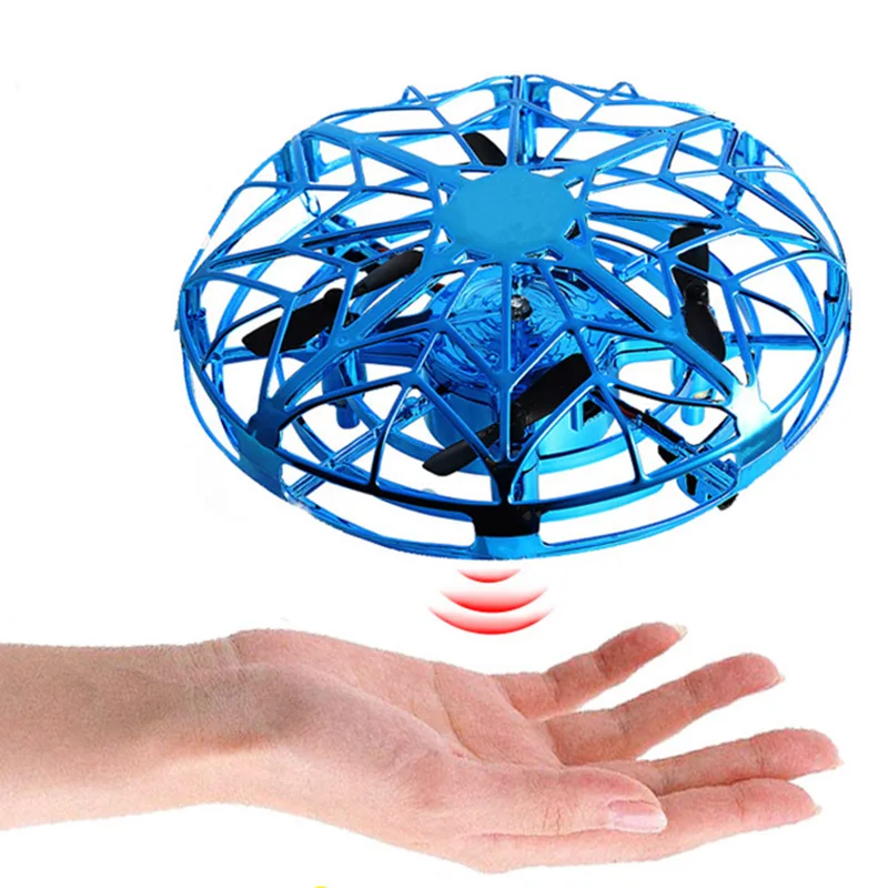 Mini Drone Quadcopter Induction Levitation UFO LED Light USB Charging Kids Gift New Design Dropship | Игрушки и хобби