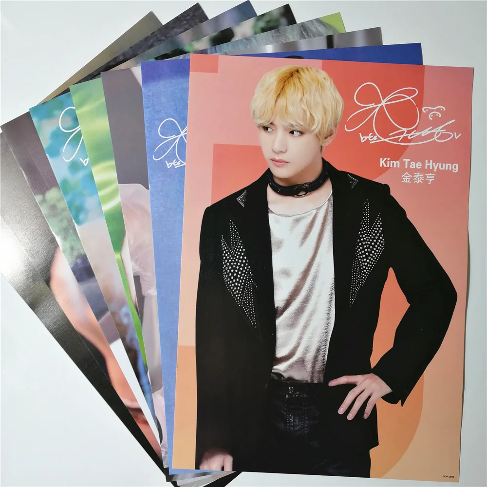 Новый Bangtan Boys Kim Tae Hyung V kpop Постер TaeHyung настенные наклейки подарок 8 *(42x29