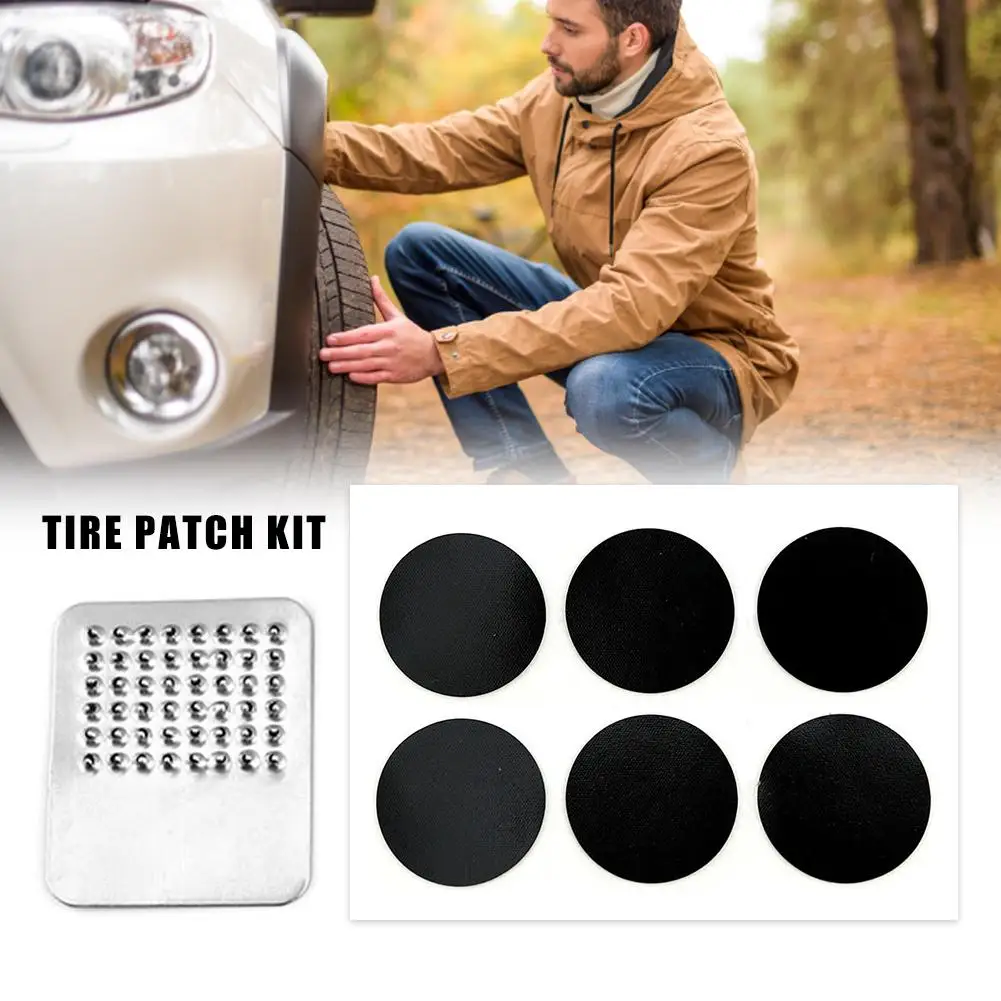 

Bike Tire Tyre Rubber Patch Bicycle Flat Tire Repair Kit Tool Set Kit Portable Cycling Puncture Repair Tools Kits