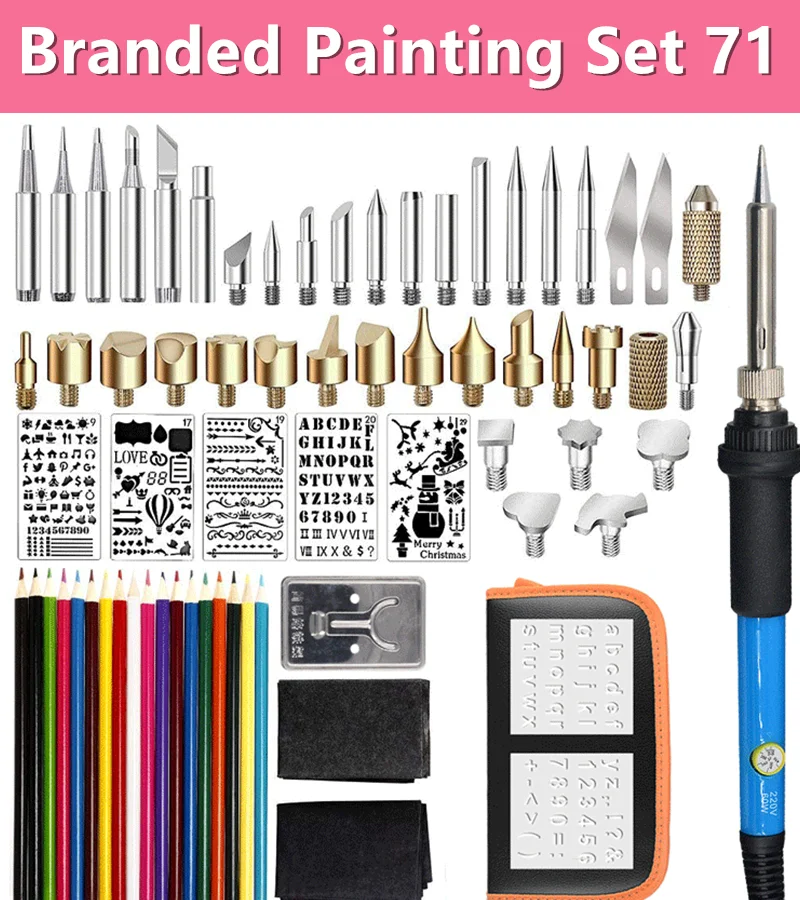 Temperature Electric Soldering Iron Kit 110V 220V 60W Soldering Iron kit With Multimeter Pump Welding Tool Pyrography Tool