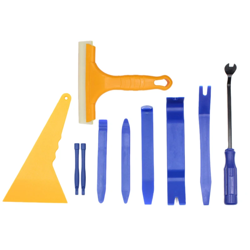

10 Pcs Car Disassembly Tools DVD Stereo Refit Kits Interior Plastic Trim Panel Dashboard Installation Removal Repair Tools