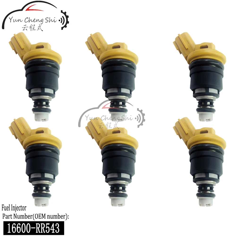 Iniettore Giallo Nuovissimo 6 Pz/Lotto 555Cc Per Nissan 300Zx Z32 Rb25Det Vg30Dett Sr20Det Ka24 16600Rr543