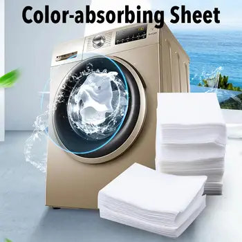 

30pcs Use For Washing Machine Anti-Color Dyed Leaves Laundry detergent Color Run Remove Sheet Anti-stain Absorbent Color Catcher