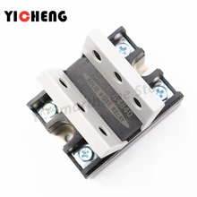 high quality AC control AC Voltage relay Single-phase solid state relay SSR-AA relay control voltage+radiator 480V free shipping geya grv8 04 three phase voltage control relay phase sequence phase failure over voltage undervoltage protection