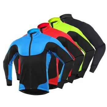 

Men Coats Jackets Winter Cycling Coat Outdoor Thermal Coats Long Sleeve Cycling Jacket Coat Men Windproof Waterproof Outwear