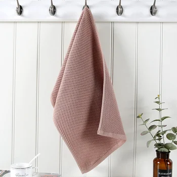 

Japanese Style Cotton Towel Honeycomb Mesh Towel Breathable Water Absorption Towel