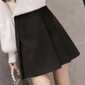 

Women Summer High Waist Pleated Skirt Cosplay Skirt Kawaii Female Mini Skirts