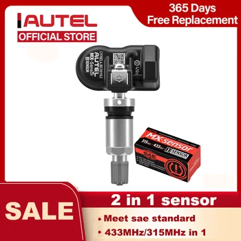 AUTEL MX Sensor 433 315 TPMS Mx-Sensor Scan Tire Repair Tools Automotive Accessory Tyre Pressure Monitor MaxiTPMS Pad Programmer 1