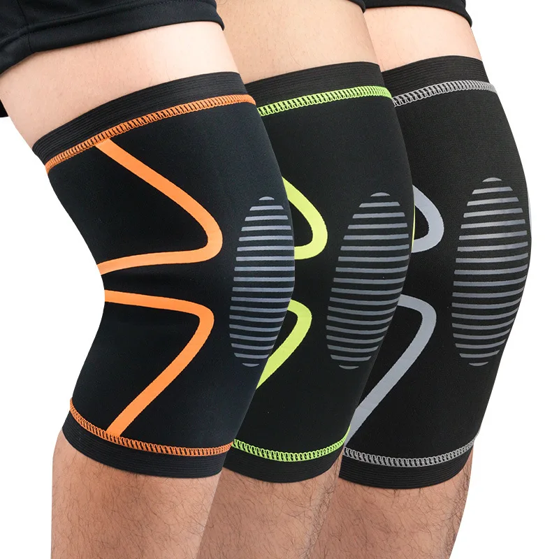 

Professional Outdoor Fitness Running Knee Protector Pads Antiskid Elastic Breathable Sports Kneepad