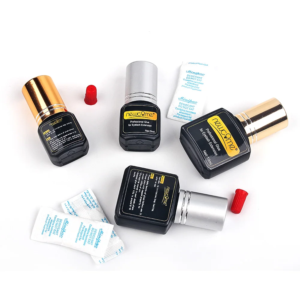 

Newcome 5ml 10ml Super Glue Individual 1-3 Seconds Fast Drying False Eyelashes Extension Glue For Makeup Tools Lashes Glue