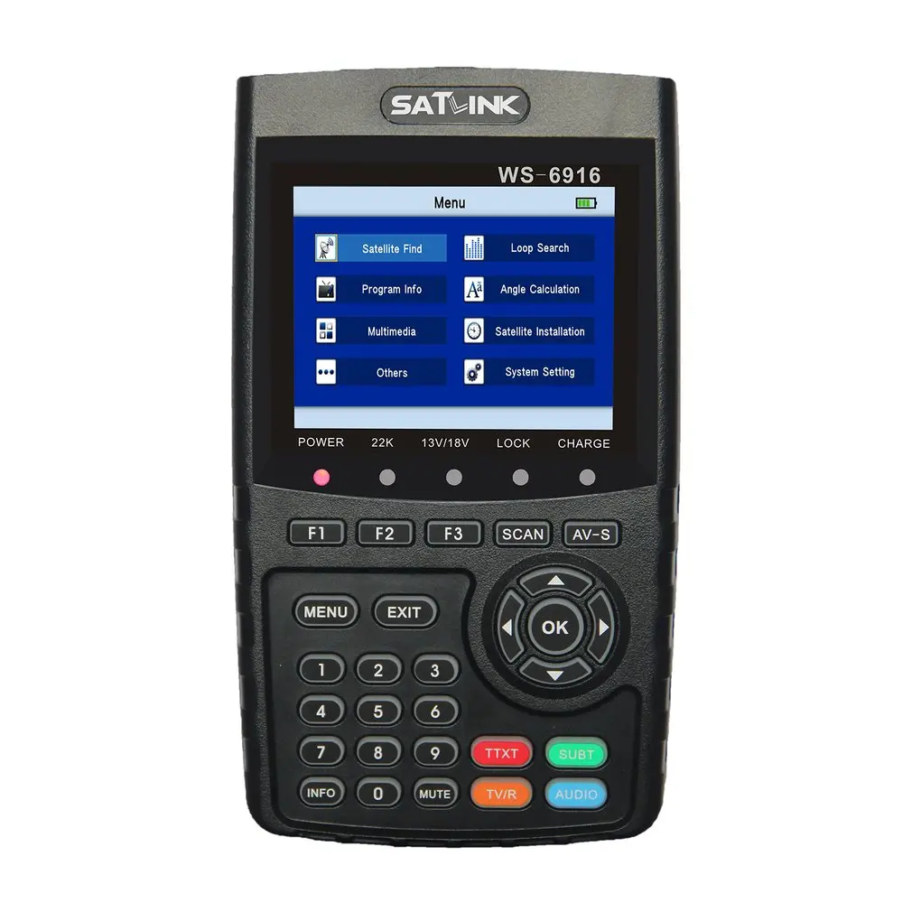 

WS6916 High Definition 3.5 inch LCD Display SATlink DVB-S Data Digital Signal Satellite Finder