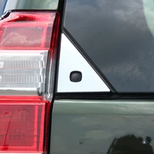7 шт. хромированное покрытия, для заднего стекла планки для Toyota Land Cruiser Prado FJ 150 2010 2012 2013 аксессуары