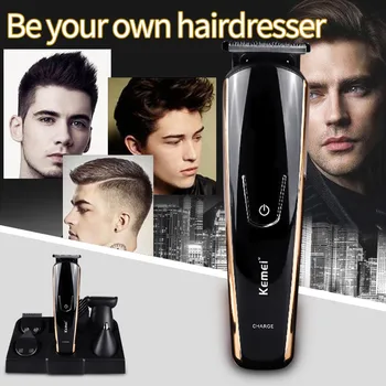 

Hair Clipper Multifunctional Suit Hairdressing Scissors Head Hair Beard Trimmer Hair Maschine 20ml Машинка Для Стрижки Волос