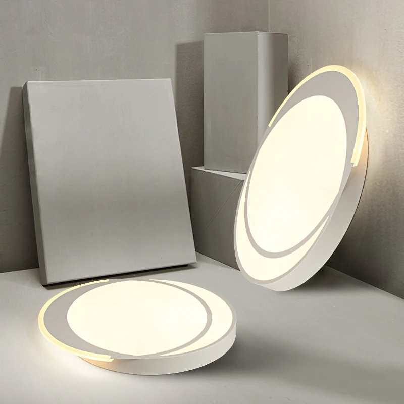 Светодиодные потолочные светильники современные с зеркальной поверхностью для