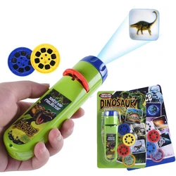 Interação pai filho puzzle educação precoce brinquedo luminoso dinossauro animal criança slide lâmpada do projetor crianças montessori brinquedos