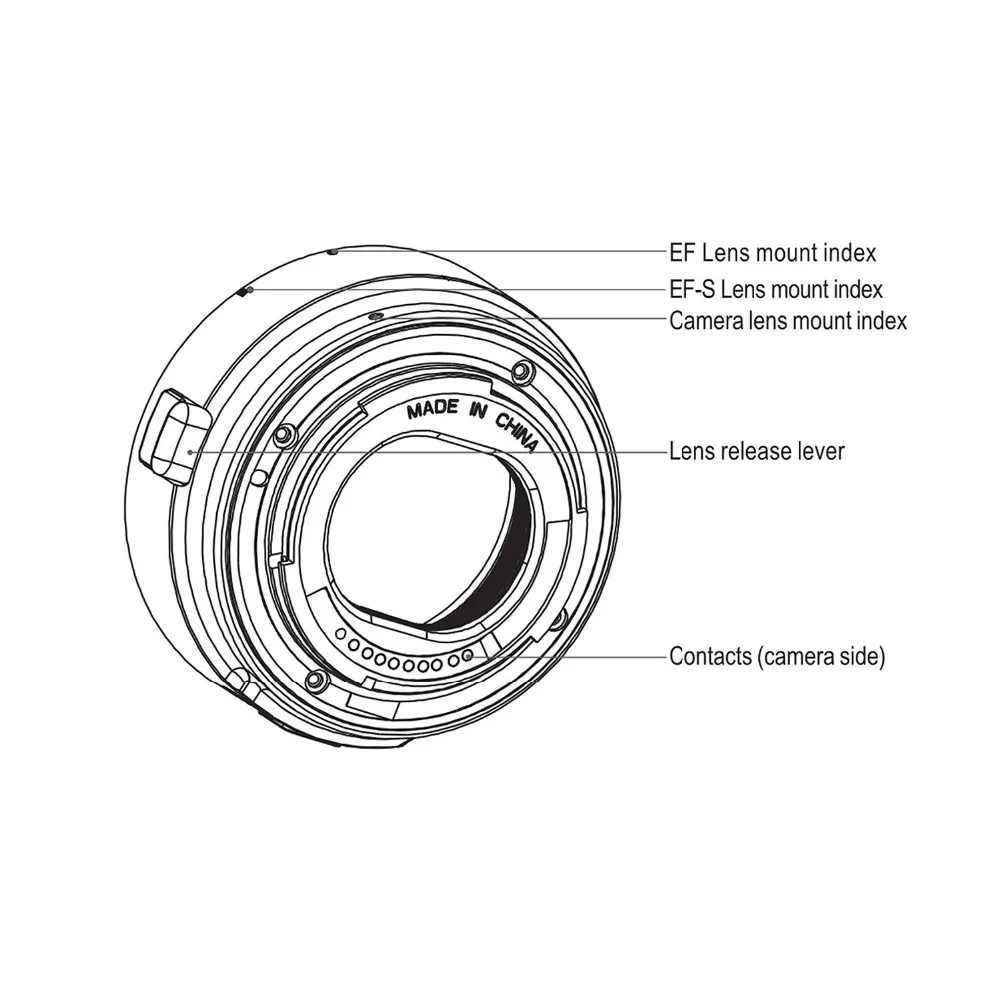 Горячая Viltrox Автофокус EF-EOS м крепление объектива адаптер для Canon камера EF EF-S объектив для Canon EOS беззеркальная камера