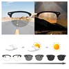 Hyperopia Diopter SPH 0 +0.5 +1 +1.5 +2 +2.5 +3 +3.5 +4 +4.5 +5 +5.5 +6.0 Half Metal Frame Photochromic Finished Reading Glasses 6