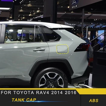 

For Toyota RAV4 2019 Car Styling Gas Fuel Tank Cap Cover Trim Frame Sticker Exterior Accessories