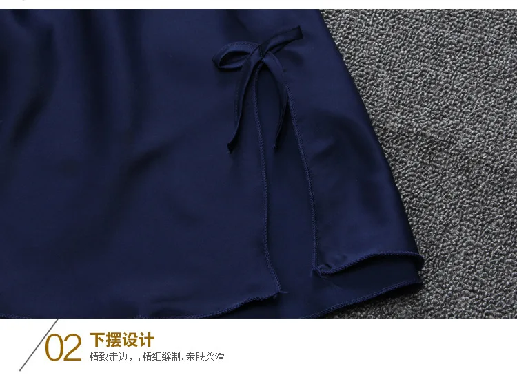 New Style V-neck Sexy And Charming Nightgown Imitated Silk Pajamas Two-Piece Set