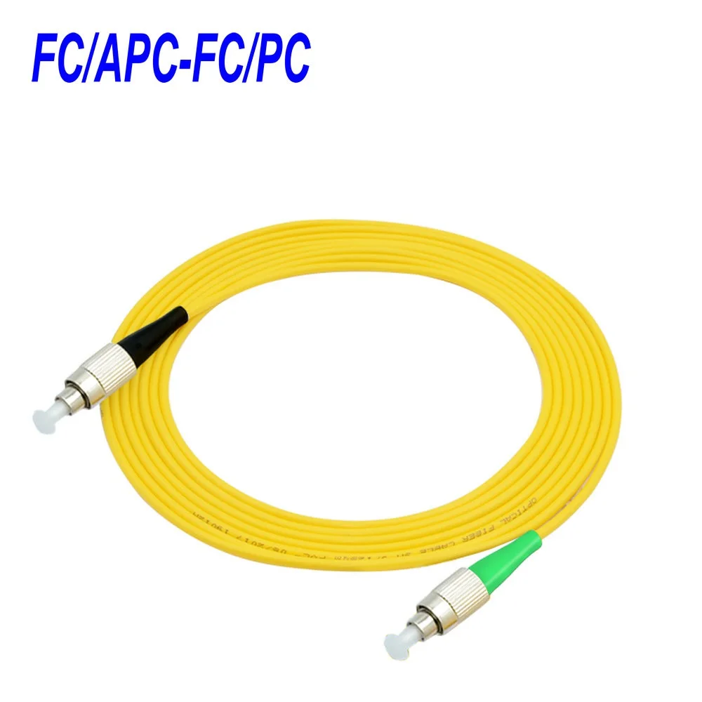 3 м FC / APC-FC / pc, 3.0 мм, Одномодовый 9/125, Симплекс, Оптический кабель, Sc в SC