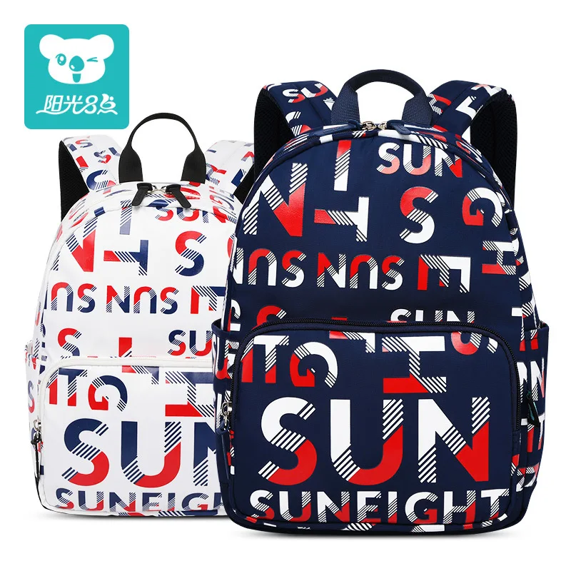 

Yangguang8dian School Bag Preschool Primary School 1-3-6 Grade Men's Casual Burden Relieving Children Backpack Women's Large Cap
