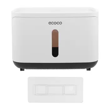 

1Pc Box Punch Free Waterproof Multifunction Wall Paper Holder Toilet Paper Rack Paper Dispenser for Bathroom