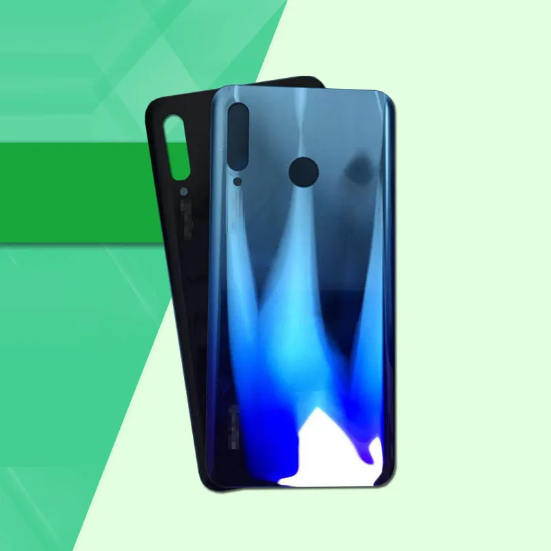 Крышка батарейного отсека для Huawei Nova 5 Задняя стеклянная крышка без объектива