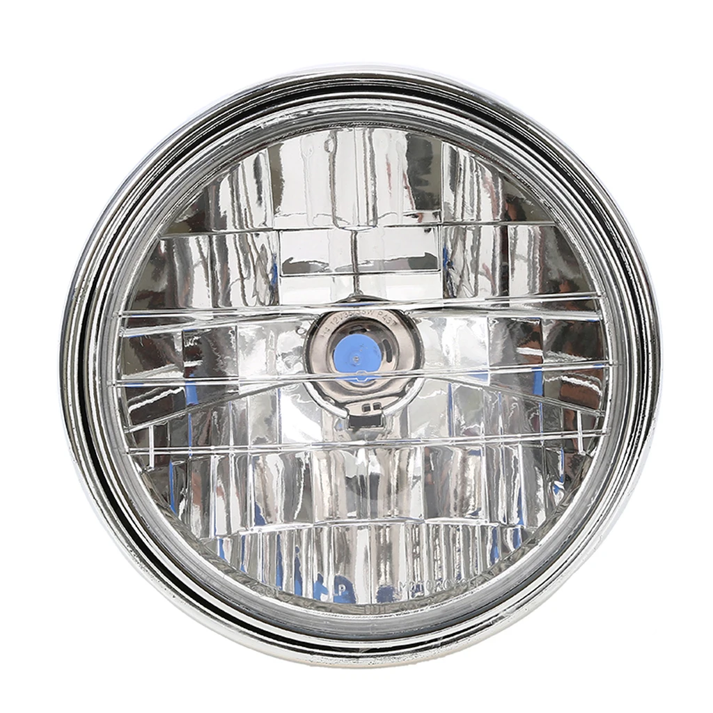 12V Moto Chrome Halogen Headlight Headlamp for Honda CB400 CB500 1300 Hornet 600